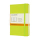 Klassisches Moleskine-Notizbuch – Tasche – Hardcover – liniert – Zitronengrün