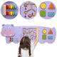 Vigatoys Viga Toys – Nilpferd – Wandspielbrett – Multi