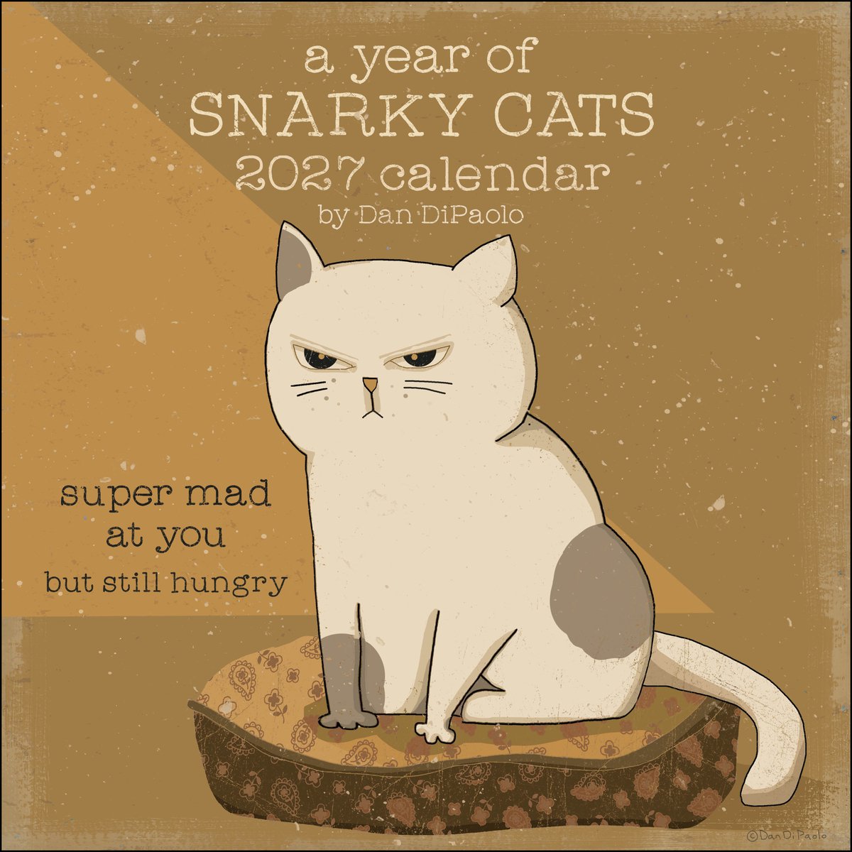 Wandkalender „Ein Jahr voller bissiger Katzen“ 2027