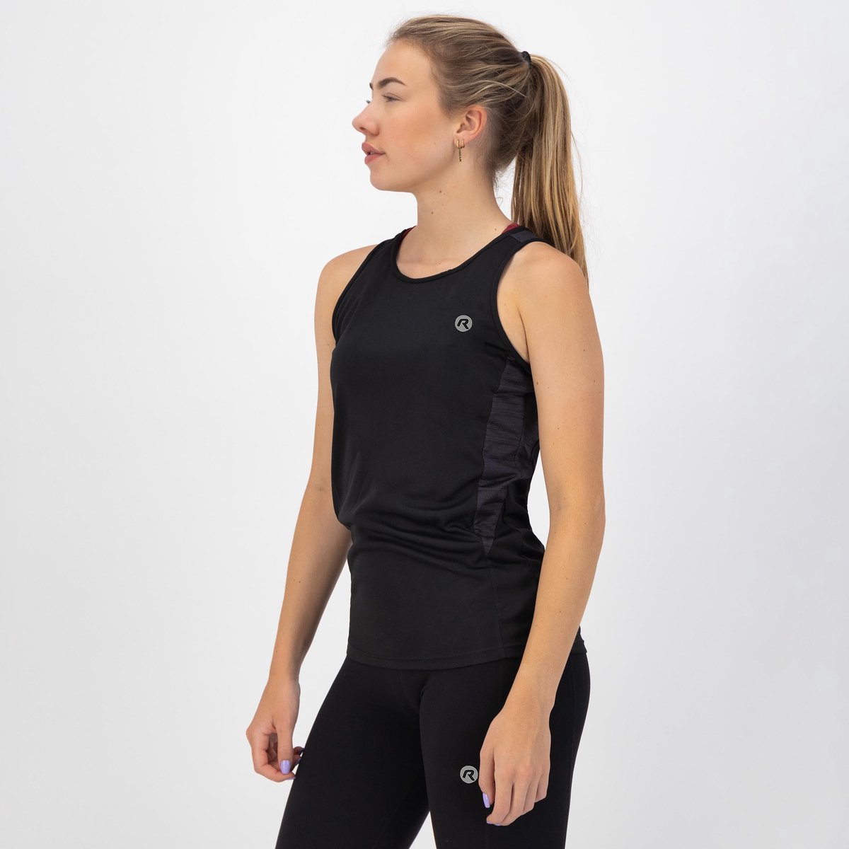 Rogelli Core Lauf-Singlet Damen – Schwarz – S