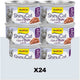 Gimcat 24 x 70 g – Shinycat-Filets in Brühe Thunfisch + Lachs