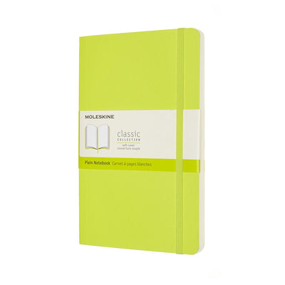 Moleskine klassisches Notizbuch – groß – Softcover – leer – Zitronengrün