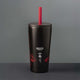 Bialetti Stranger Things – Thermosbecher mit Strohhalm – Edelstahl – 600 ml – leuchtet im Dunkeln – Reise-Trinkbecher