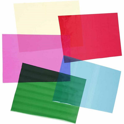 Creativ Company Zellophanblätter – A4 – 5 x 20 Blatt – mehrfarbig