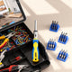Kinzo Zubehör Ratschen-Schraubendreher-Bit-Set – 49-teilig – mit Ratschengriff, Bits und Adaptern