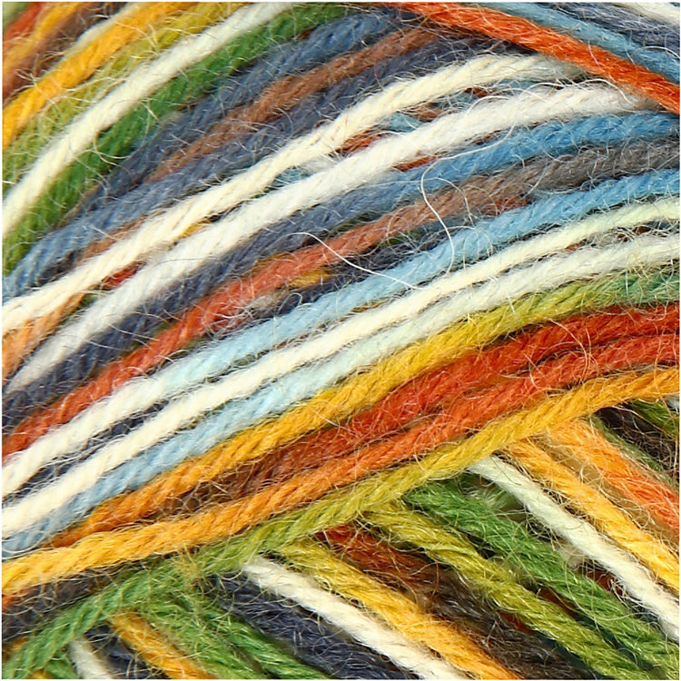 Creativ Company Sockenwolle, L: 200 m, moosgrün, 50 g 1 Knäuel