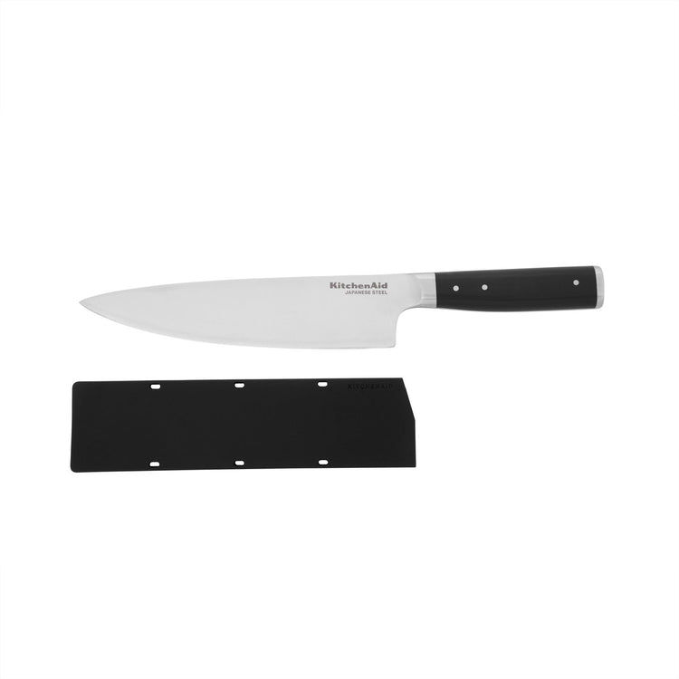 Kitchenaid Kochmesser 20cm, hochwertiger japanischer Edelstahl - inkl. Abdeckung -