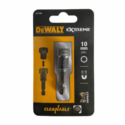 Dewalt dt7466-qz – selbstreinigender magnetischer Steckschlüssel – 10 mm – schlagfest – 1 4-Sechskant-Anschluss