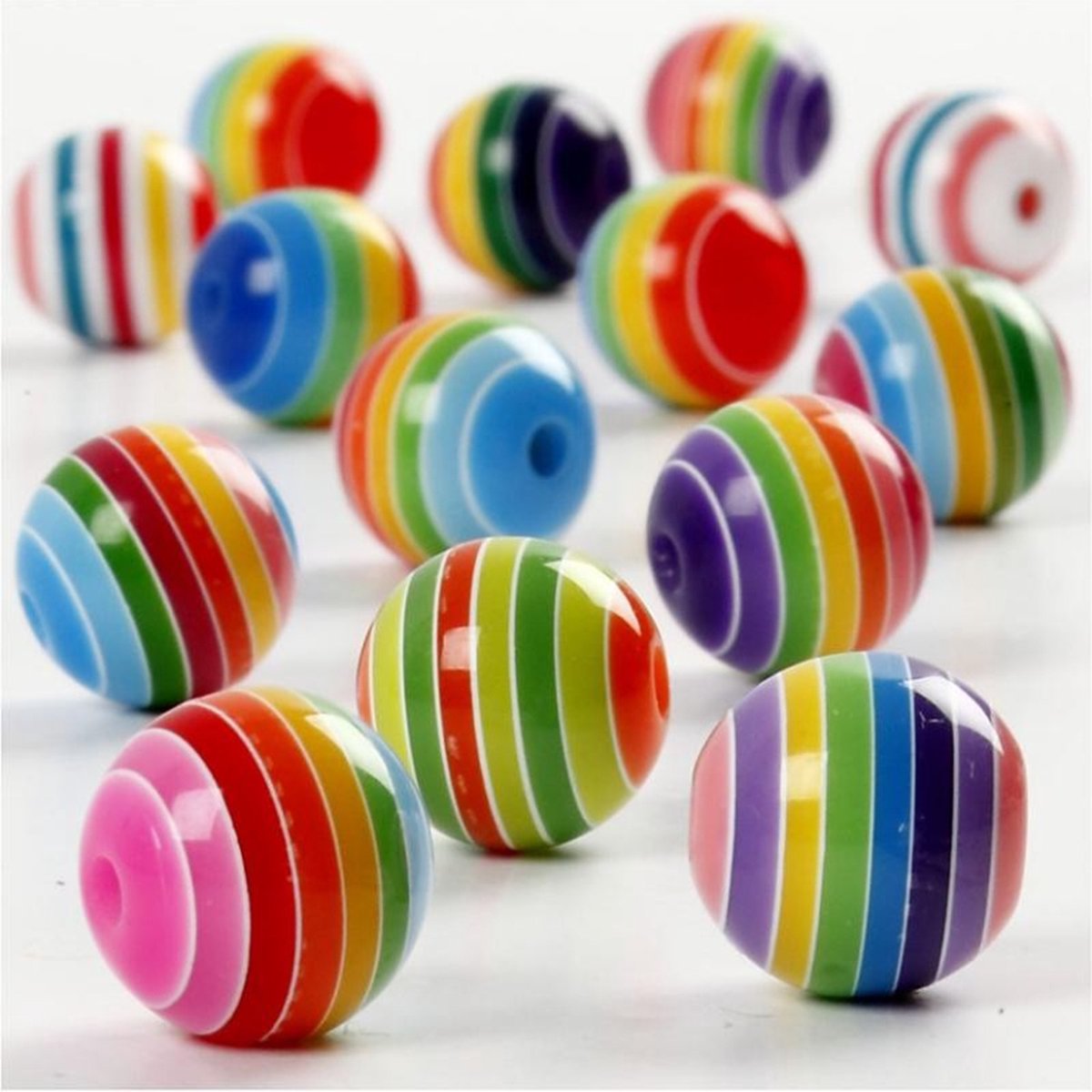 Perlen Regenbogen Multi Mix, 50..