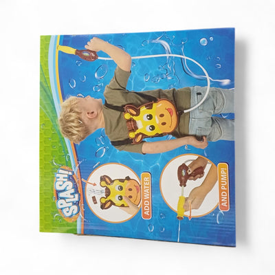 Spritzwasserpistole Giraffe mit Rucksackreservoir