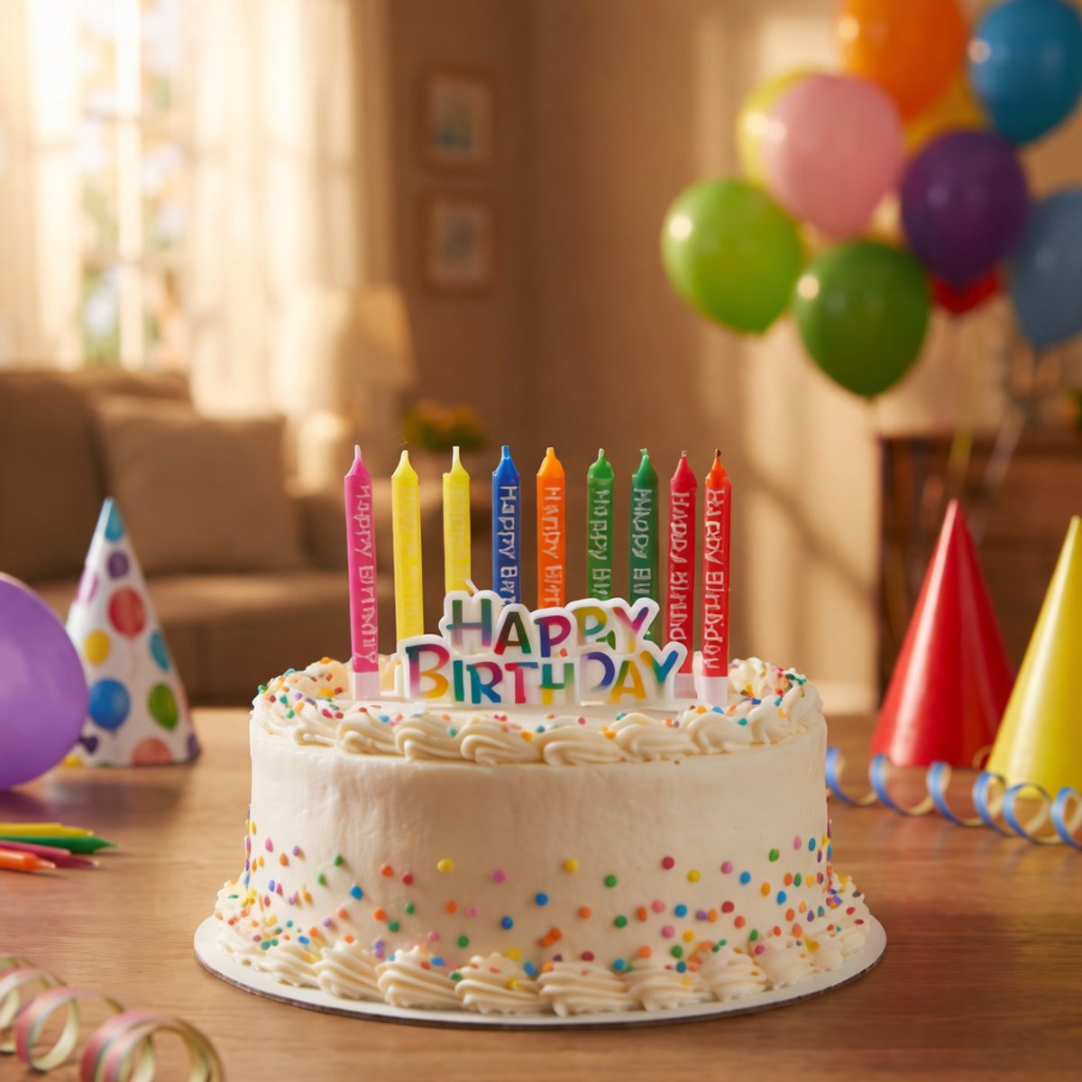 Sans Marque Party Casa Geburtstagskerzen-Set ohne Marke, 13-teilig – Happy Birthday-Kuchenkerzen – Partykerzen mit Halter – Partykerzen für Geburtstagstorte – Geburtstagszubehör
