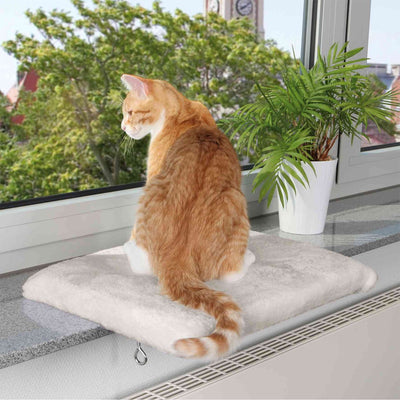 Trixie Cat Basketplateau Fensterbrille hellgrau