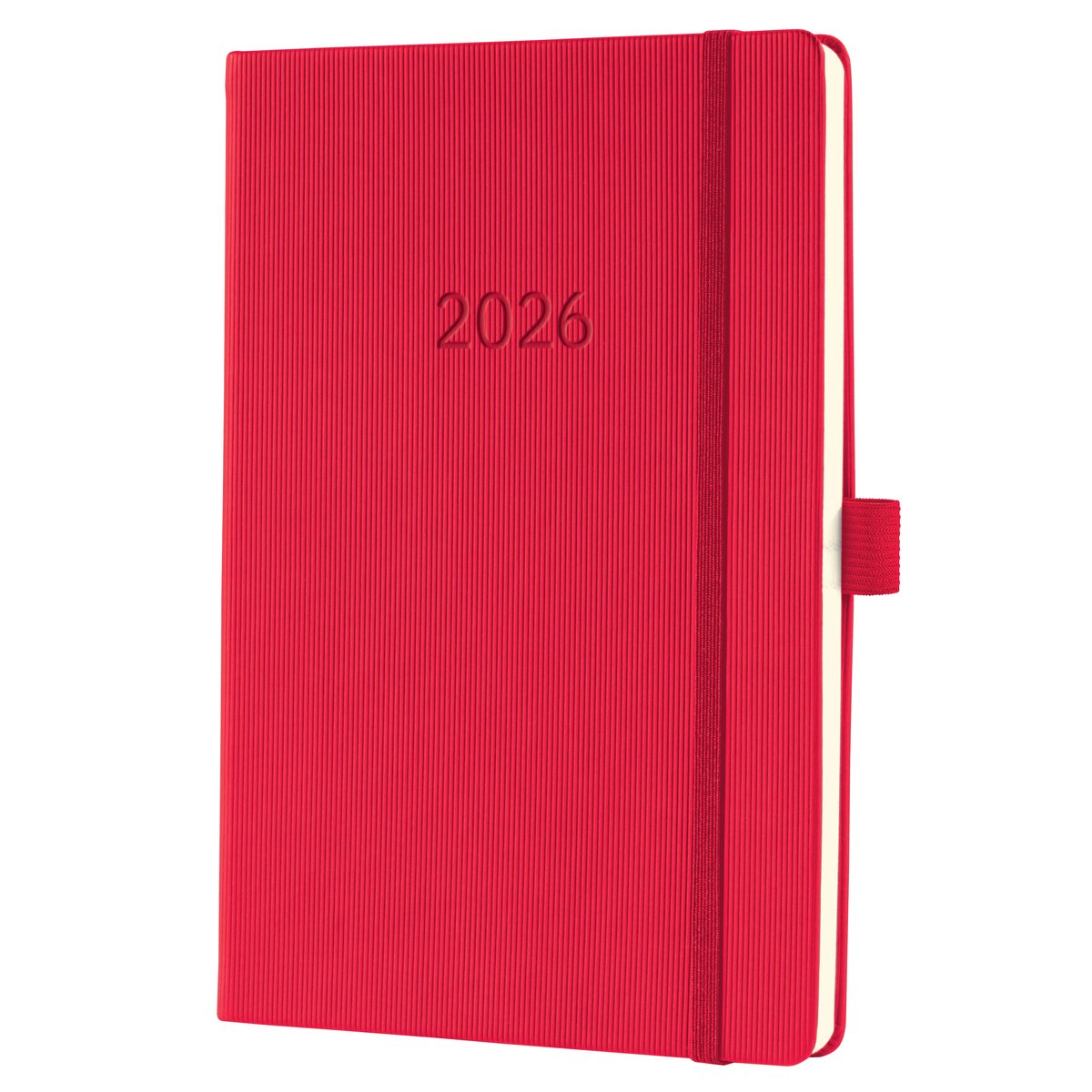 Sigel Wochenplaner 2026 Conceptum – Größe A5 – Rot – Hardcover – SI-C2664