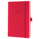 Sigel Wochenplaner 2026 Conceptum – Größe A5 – Rot – Hardcover – SI-C2664