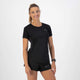 Rogelli Core Laufshirt Damen – Kurzarm – Schwarz – L