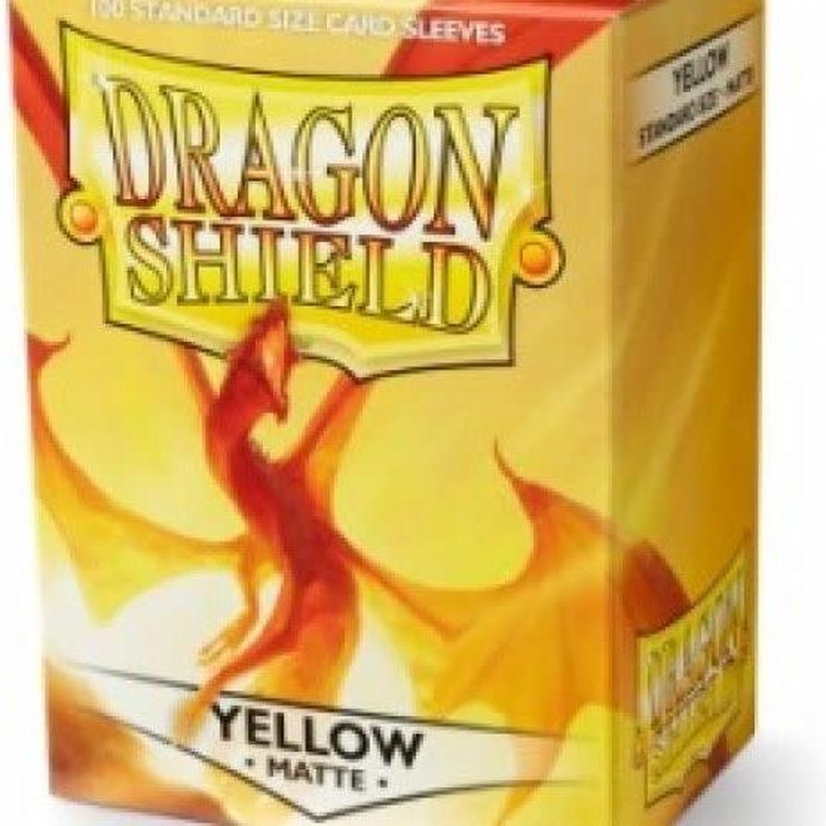 Dragon Shield TCG-Ärmel – gelb, gelb, Standardgröße