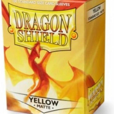 Dragon Shield TCG-Ärmel – gelb, gelb, Standardgröße