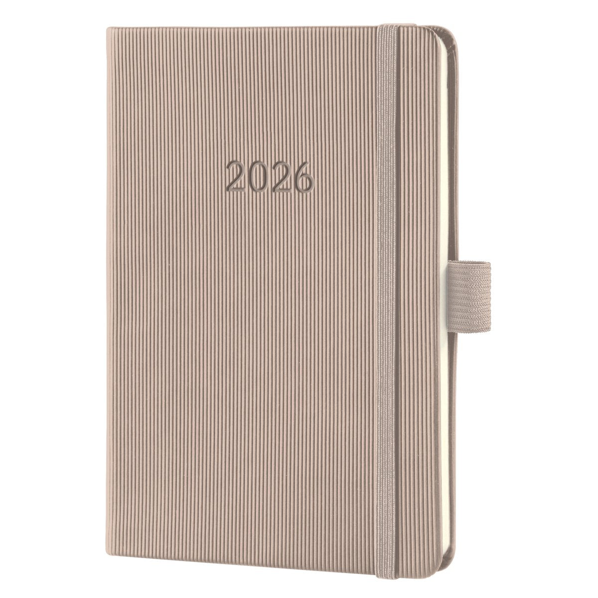 Sigel Wochenplaner 2026 Conceptum – Format A6 – Taupe – Hardcover – SI-C2661