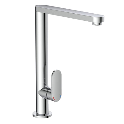 Schütte Schütte One -Button -Mixer mit einem hohen Ausgang von Chicago Chrome -Colored
