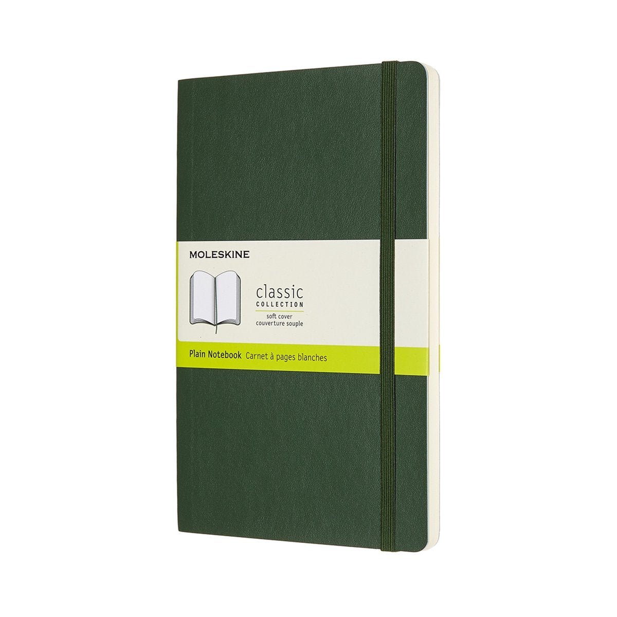 Klassisches Moleskine-Notizbuch – groß – Softcover – leer – Myrtengrün