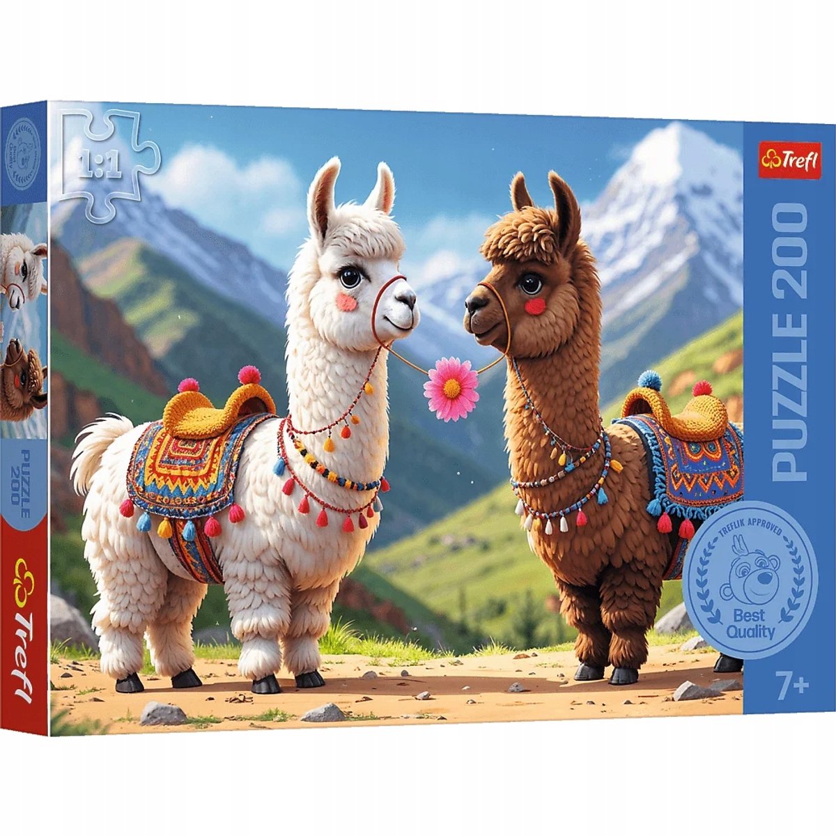 Trefl buntes Lamas-Puzzle 200 Teile (7+ Jahre)