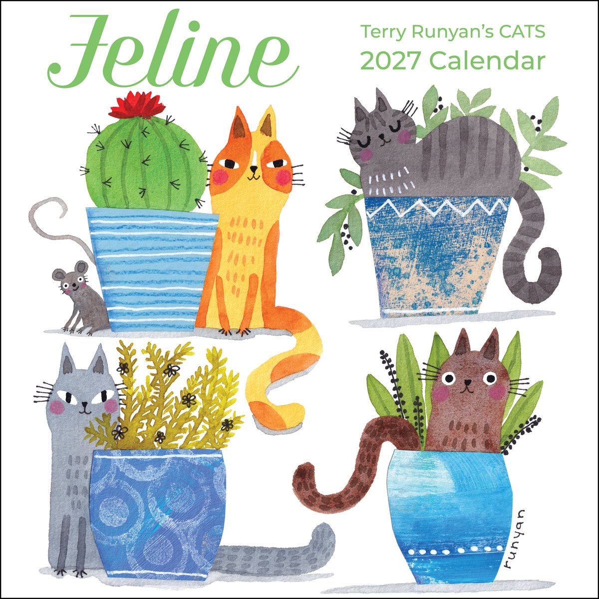 Katzen-Wandkalender 2027
