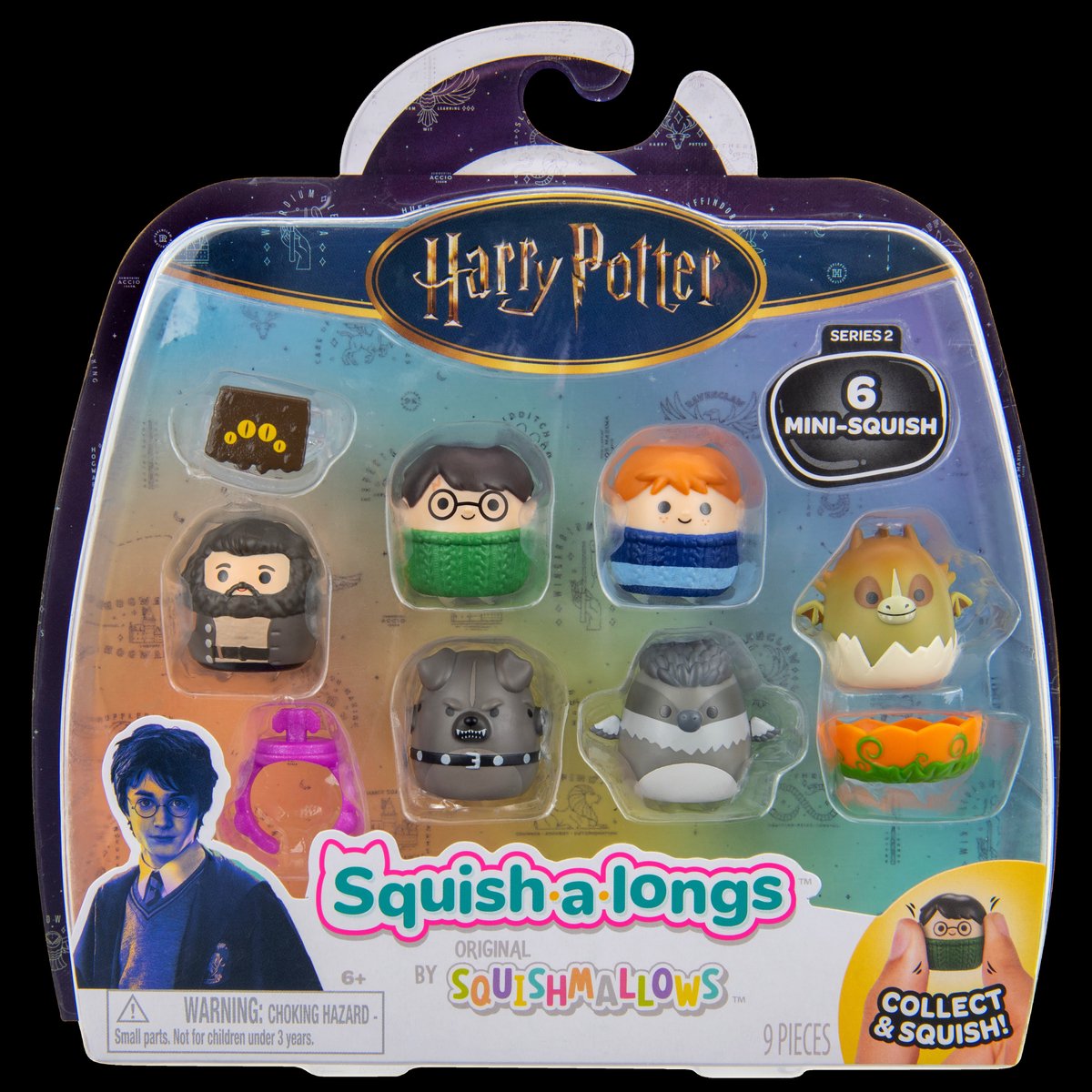 Squishmallows Squish-A-Longs – 6-Figuren-Packung Harry Potter Stil 1 W2
