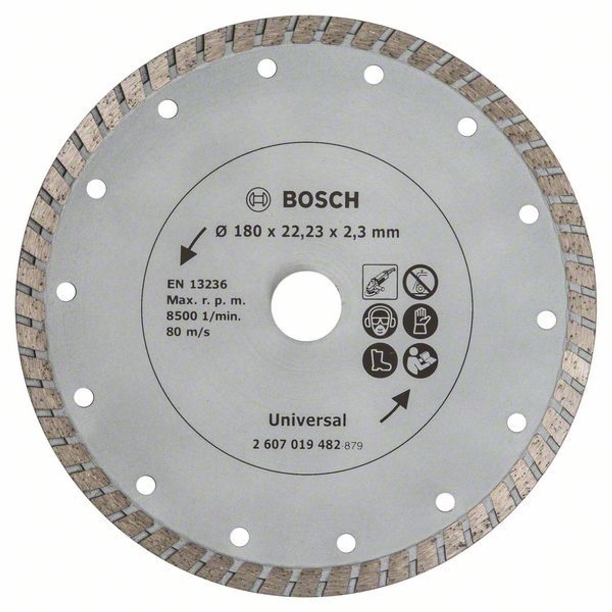 Bosch Diamantscheibe 180 mm - Turbo