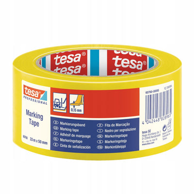 Bodenmarkierungsband tesa 60760 gelb 50mm x 33m PVC
