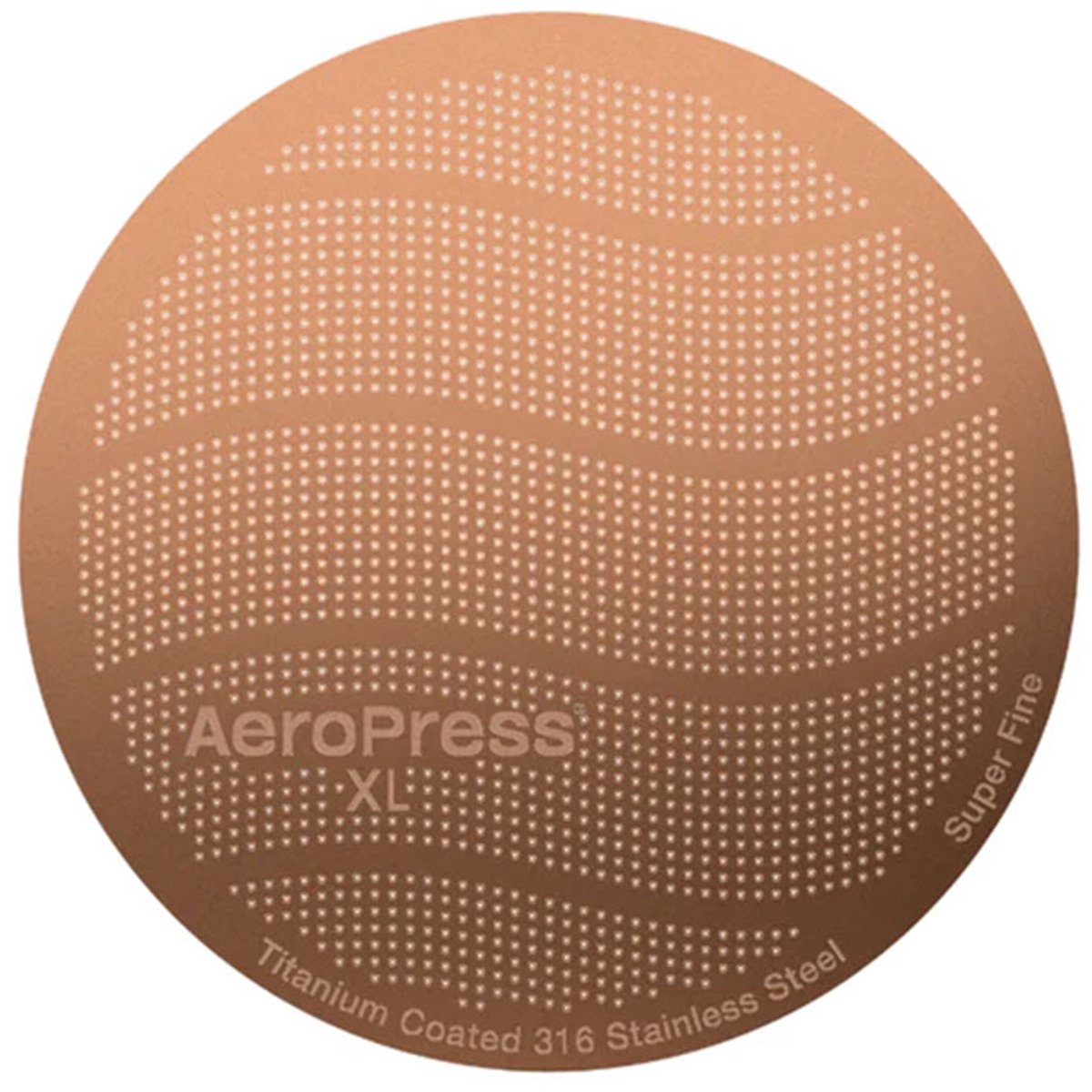 Aeropress – goldfarbener Metallfilter – XL