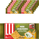 Lu Mini-Cracker Olivenöl Oregano – Box 12 x 250 g – 8 Packungen – Cracker für Getränke – Toast – Mini-Cracker – Frühstück