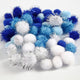 Creativ Company Pompons, D 15+20 mm, verschiedene Farben, 48 div. 1 Box