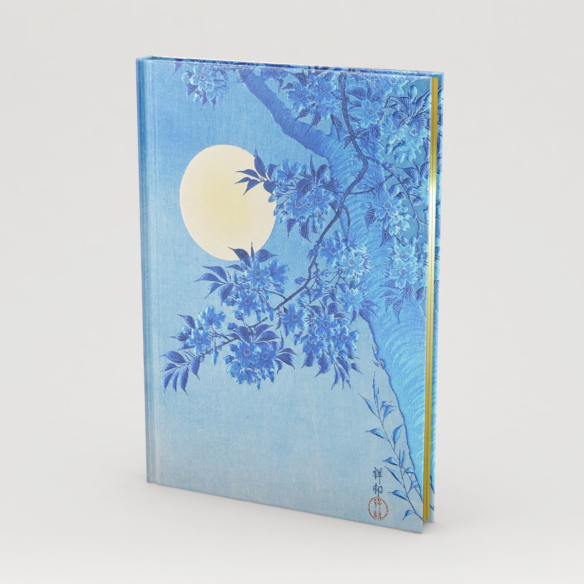 Peter Pauper Notizbuch mit Bucheinband – Kirsche in einer mondhellen Nacht – 16 x 21 cm