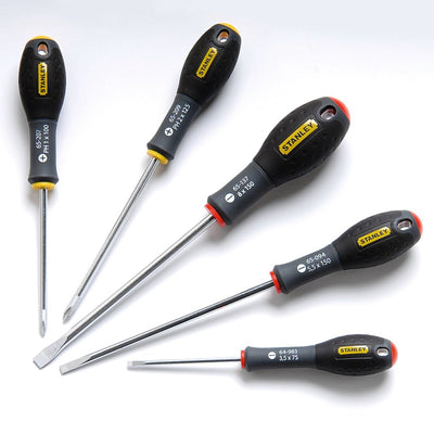 Stanley 5-teiliger Fatmax-Schraubendrehersatz parallel 3,5 x 75 mm. 5,5 x 150 mm Standard 8 x 150 mm Kreuzschlitz PH1 x 100 mm. pH2 x 125 mm