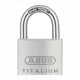 Abus Schlüsselschloss Titanium 64ti 40 4 cm Stahl Aluminium normal