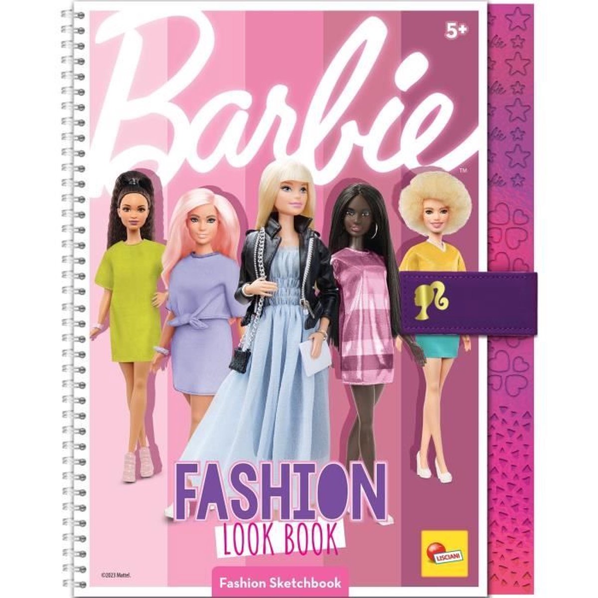 Lisciani Barbie-Skizzenbuch, Mode-Lookbook