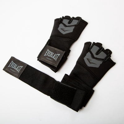 Everlast Prospect Quick Wraps, Schwarzgrau – Jugend (in verschiedenen Größen erhältlich)