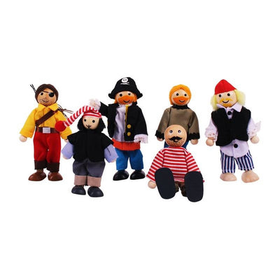 Bigjigs Puppenhauspuppen – Piraten