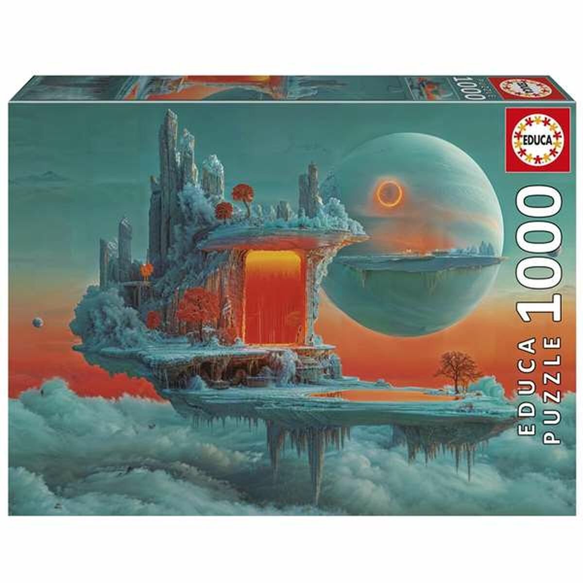 Educa - Puzzle Feuer-Eis-Planet - 1000 Teile