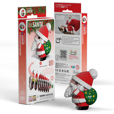 Eugy 3D-Puzzle – Weihnachtsmann – Weihnachtsfiguren – nachhaltig – alle sammeln – 6 Jahre