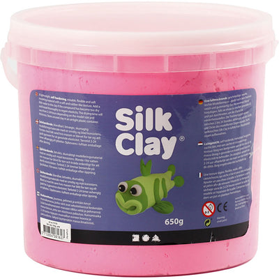 Silk Clay®, rosa, 650 gr 1 Eimer