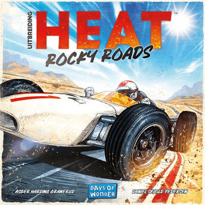 „Days of Wonder“-Brettspiel-Erweiterung „Heat Rocky Roads“-Rennstrecke.