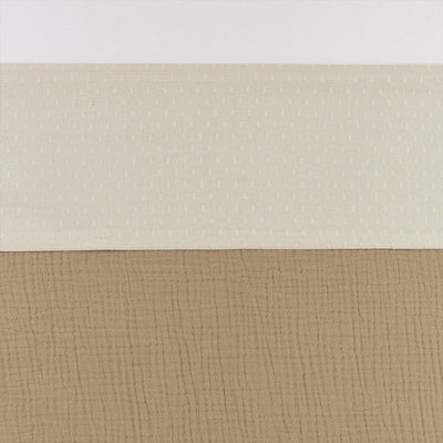 Meyco Baby Plume Bettlaken – 75 x 100 cm – weicher Sand