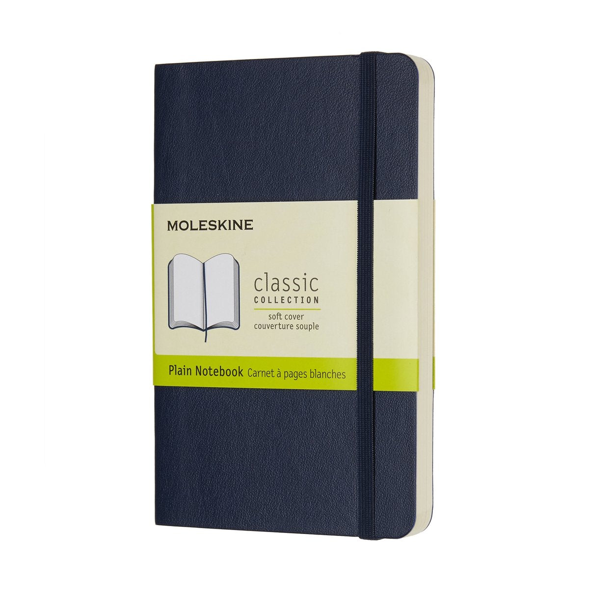 Klassisches Moleskine-Notizbuch – Tasche – Softcover – leer – Saphirblau