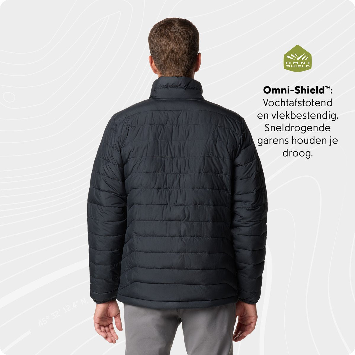 Columbia Powder Lite™ II Jacke Herren Outdoorjacke – Schwarz – Größe XL