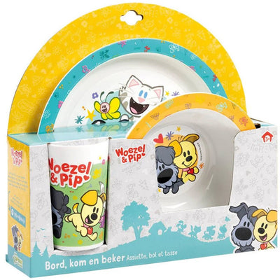 Bambelino Toys Woezel Pip Eetset, 3DLG.