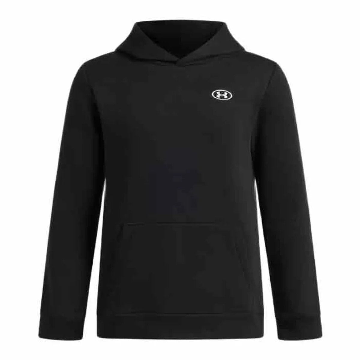 Under Armour Jungen-Sportpullover „UA B Rival Fleece Hoodie-Blk“ – Ultimate Black – Weiß