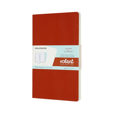 Moleskine Volant-Notizbücher – groß – liniert – Orange-Blau