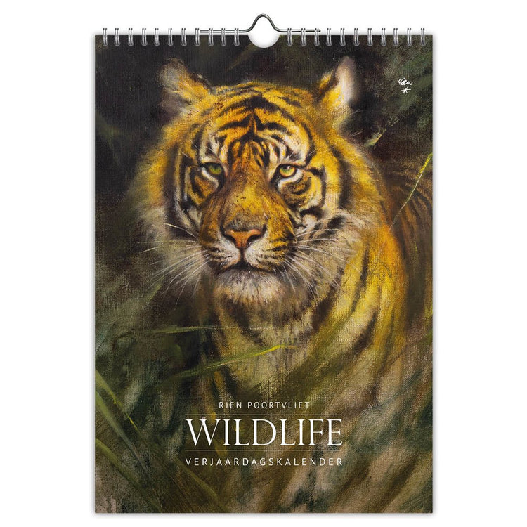 Rien Poortvliet Geburtstagskalender – Wildtiere – A4