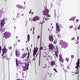 Differnz Duschvorhang Folia – 180 x 200 cm – beschwert – 100 % Polyester – weiß-violett